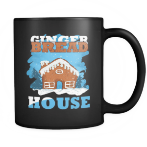 Gingerbread Man House Coffee Mug Mug 11oz Black One Size