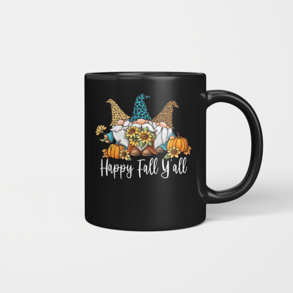 Gnome Sunflower Happy Fall Y'all Coffee Mug product photo 1