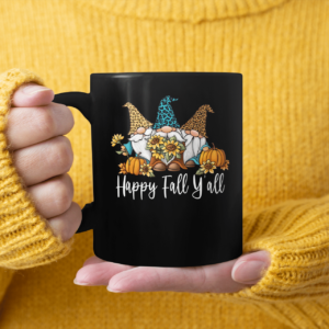 Gnome Sunflower Happy Fall Y'all Coffee Mug product photo 3