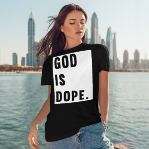 God Is Dope Shirt product photo 3