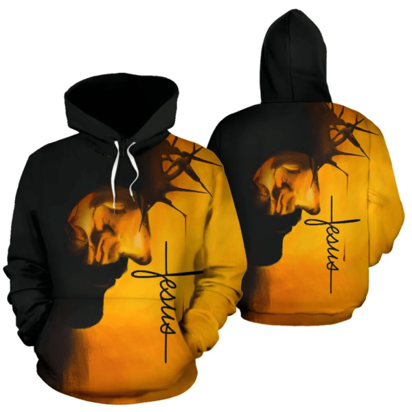 God Jesus 3D All Over Print Hoodie product photo 1