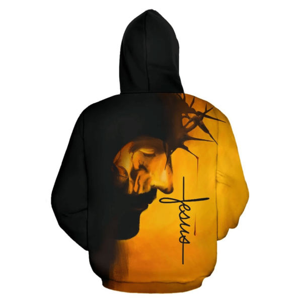 God Jesus 3D All Over Print Hoodie product photo 2