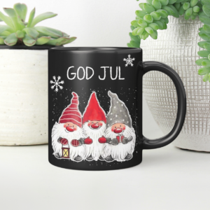 God Jul Merry Christmas Gnome Coffee Mug product photo 5