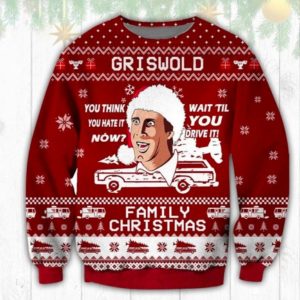 Griswold Family Christmas You Think You Have It Now Christmas Sweater AOP Sweater Red S