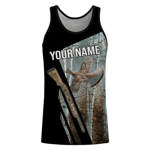 Grouse Hunting Bird Customize Name 3D All Over Print Shirts product photo 5