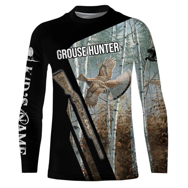 Grouse Hunting Bird Customize Name 3D All Over Print Shirts product photo 6