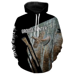 Grouse Hunting Bird Customize Name 3D All Over Print Shirts Hoodie S
