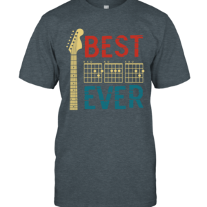 Guitarist Father Best Dad Ever Dad Chord Guitar Vintage Shirt product photo 1