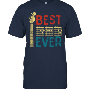 Guitarist Father Best Dad Ever Dad Chord Guitar Vintage Shirt product photo 2