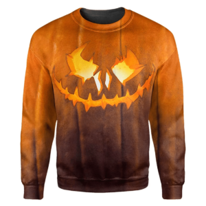 Halloween Pumkin Light 3D Full Print Shirt 3D Sweatshirt Black S