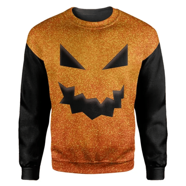 Halloween Scary Pumkin 3D Full Print Shirt 3D Sweatshirt Black S