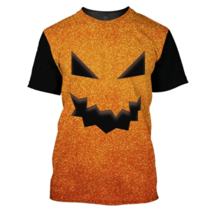 Halloween Scary Pumkin 3D Full Print Shirt 3D T-Shirt Black S