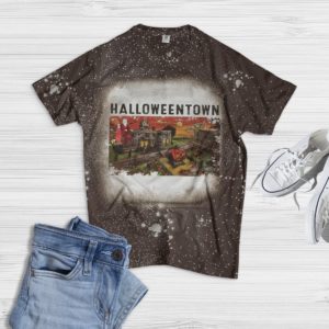 Halloween Town Halloween Bleached Shirt Bleached T-Shirt Brown XS