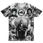 Huey Black Panther Party 3D All Over Print T-Shirt 3D T-Shirt White S