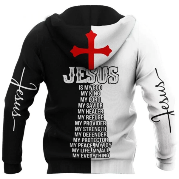 I Took A DNA Test God Is My Father All Over Print 3D Hoodie product photo 4