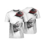 In The Arm Of Lord Christian God Jesus Shirt 3D All Over Printed 3D T-Shirt White S