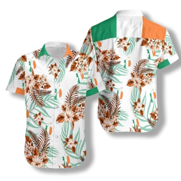 Ireland Aloha Hawaiian Shirts Product Photo