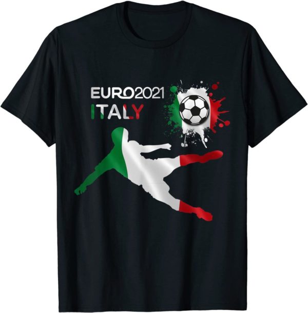 Italian, Italy Champions Euro 2021 Shirt Unisex T-Shirt Black S