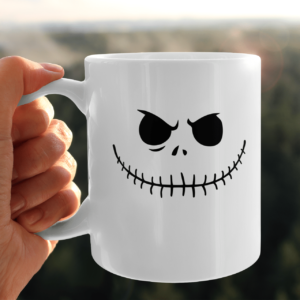 Jack Skellington Face Pumpkin Halloween Coffee Mug product photo 4