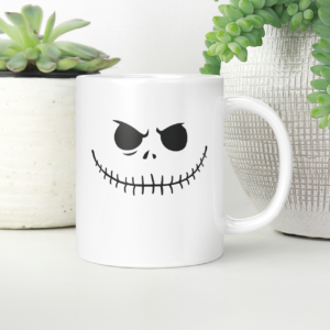 Jack Skellington Face Pumpkin Halloween Coffee Mug product photo 5