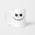Jack Skellington Face Pumpkin Halloween Coffee Mug Beverage Mug white 11oz
