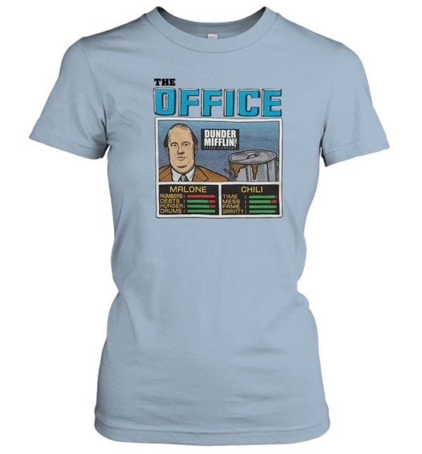 Jam Kevin Chili, Aaron Rodgers﻿ The Office Shirt Ladies T-Shirt Light Blue S