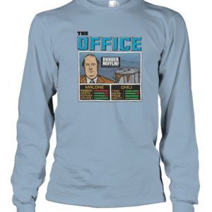 Jam Kevin Chili, Aaron Rodgers﻿ The Office Shirt Long Sleeve Light Blue S