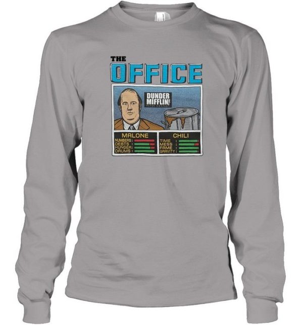 Jam Kevin Chili, Aaron Rodgers﻿ The Office Shirt Long Sleeve Sport Grey S
