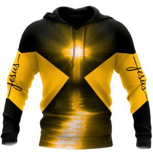 Jesus Is My God My King My Lord 3D All Over Print Shirt 3D Hoodie Yellow S