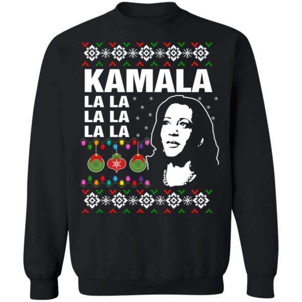 Kamala Harris Couple It’s Time For Biden Christmas Sweatshirt Christmas Sweatshirt Black S
