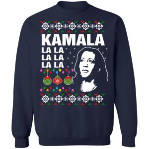 Kamala Harris Couple It’s Time For Biden Christmas Sweatshirt Christmas Sweatshirt Navy S