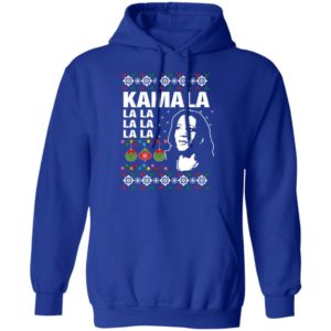 Kamala Harris Couple It’s Time For Biden Christmas Sweatshirt Hoodie Royal S