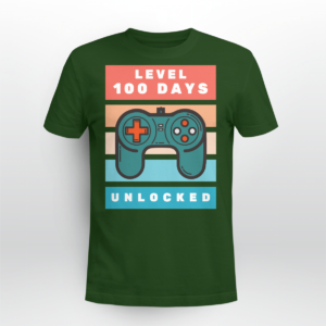 Lever 100 Days Unlocked Back To School Shirt Unisex T-shirt Forest Green S