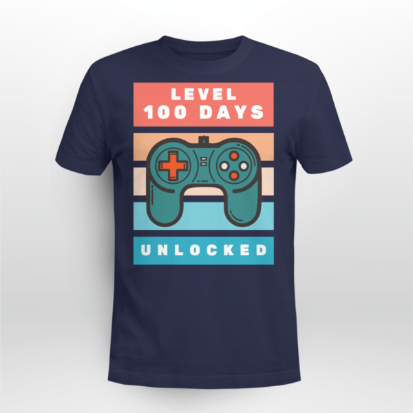Lever 100 Days Unlocked Back To School Shirt Unisex T-shirt Navy S