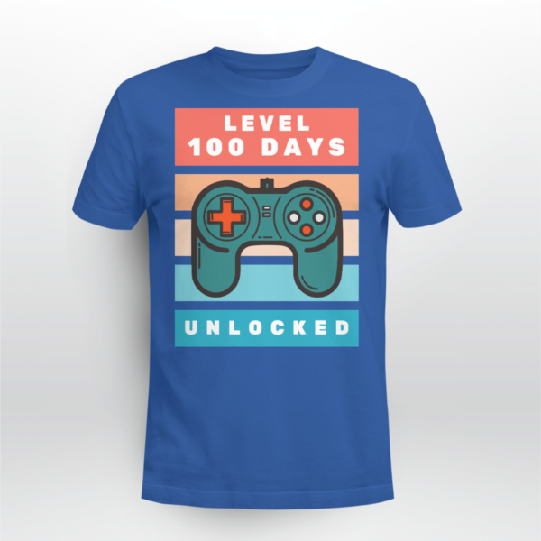 Lever 100 Days Unlocked Back To School Shirt Unisex T-shirt Royal Blue S