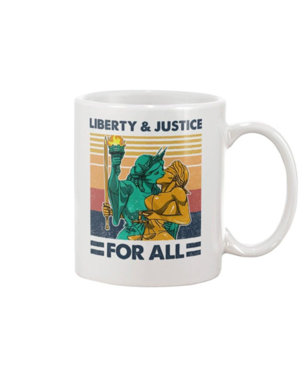 LGBT Liberty And Justice For All Mug product photo 1