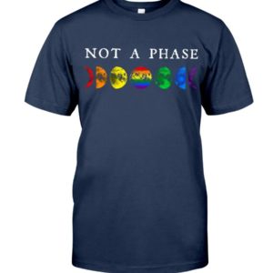 LGBT Not A Phase Shirt Classic T-Shirt J Navy S