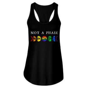 LGBT Not A Phase Shirt Ladies Flowy Tank Black S