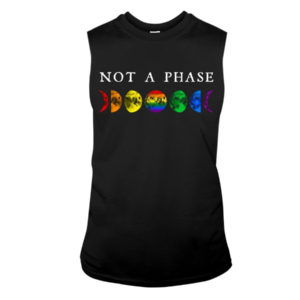 LGBT Not A Phase Shirt Sleeveless Tee Black S
