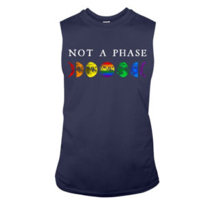 LGBT Not A Phase Shirt Sleeveless Tee Navy S