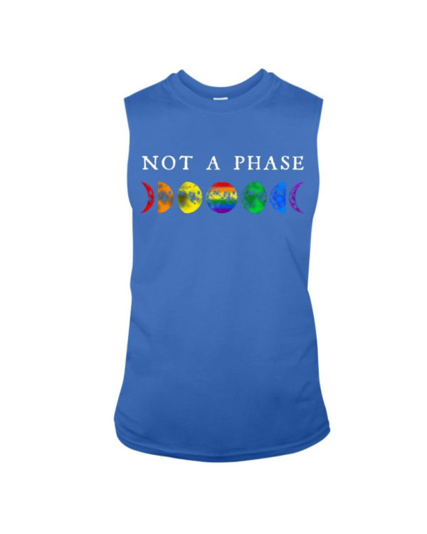 LGBT Not A Phase Shirt Sleeveless Tee Royal S