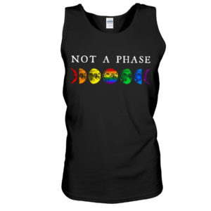 LGBT Not A Phase Shirt Unisex Tank Black S
