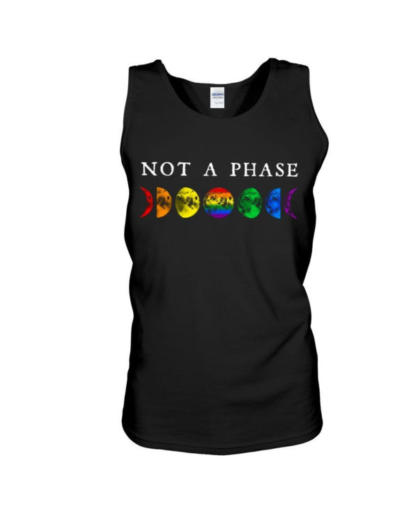 LGBT Not A Phase Shirt Unisex Tank Black S