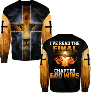 Lion I've Read The Final Chapter God Wins All Over Print 3D Shirt 3D Sweatshirt Yellow S