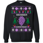Member Berries Sweater Christmas sweatshirt - Berries lover Sweatshirt Black S