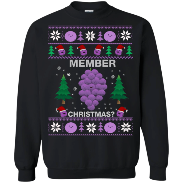 Member Berries Sweater Christmas sweatshirt - Berries lover Sweatshirt Black S