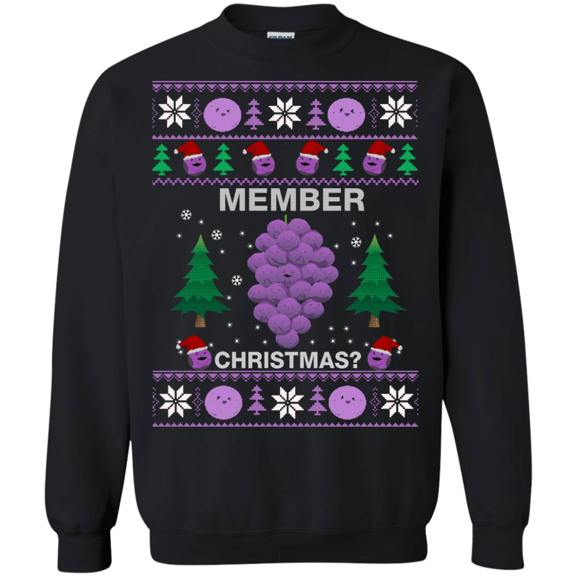 Member Berries Sweater Christmas sweatshirt -  Berries lover Style: Sweatshirt, Color: Black
