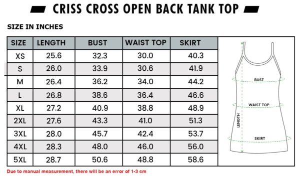 Mermaid Skin Criss Cross Tank Top product photo 1