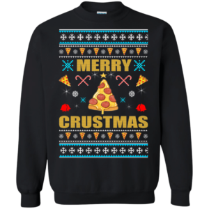 Merry Crustmas Delicious Candy For Christmas Party Christmas Sweatshirt Sweatshirt Black S