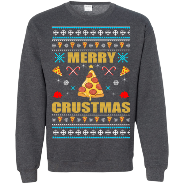 Merry Crustmas Delicious Candy For Christmas Party Christmas Sweatshirt Sweatshirt Dark heather S